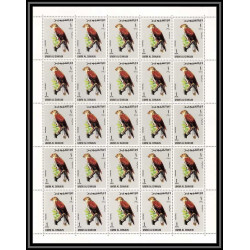 066c - Umm al Qiwain - MNH ** Mi N°225/232 A oiseaux (rapaces) Birds of prey feuilles sheets cote 225 euro