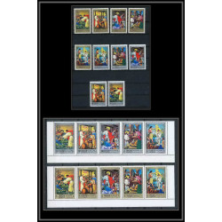067b - Sharjah - MNH ** Mi N°748/757 A religion life of jesus christ Tableau (Painting)