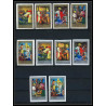 068 - Sharjah - MNH ** Mi N°748/757 B religion life of jesus christ Tableau (Painting) Non dentelé imperf