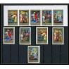 068b - Sharjah - MNH ** Mi N°748/757 B religion life of jesus christ Tableau (Painting)Non dentelé imperf
