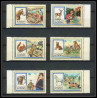 070 - Fujeira - MNH ** Mi N°896/901 A Scout scouting - jamboree scouts and animals aninaux squirrel éléphant horse 