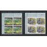 071b - Fujeira - MNH ** Mi N°302/310a animaux (wild animals) lion elephant giraffa tiger rhinoceros bloc 4