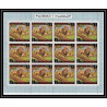 071c - Fujeira - MNH ** Mi N°302/310a animaux (wild animals) lion elephant giraffa tiger rhinoceros feuilles sheets