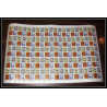 072b - guyane (guyana) MNH ** y&t N°1030/1033 (scott 825a) child enseignement (teachers) feuilles sheets