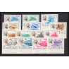 073 - Ajman - MNH ** Mi N°127/140 B Non dentelé imperf means of transport avion plane horse helicopter coach