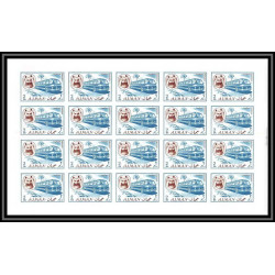 073a - Ajman - MNH ** Mi N°127/140 B Non dentelé imperf means of transport feuilles sheets automobile moto