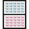 073e - Ajman - MNH ** N°128 + 137 B Non dentelé imperf bus coach feuilles sheets