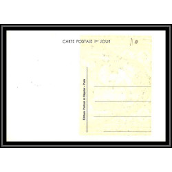 48384 N°1492 Vitrail de la Sainte-Chapelle paris Judas Tableau Painting 1966 France Carte maximum fdc édition parison 