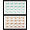 073f - Ajman - MNH ** N°127 + 136 B Non dentelé imperf Voiture ( Cars ) automobile feuilles sheets