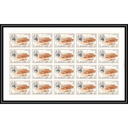 073f - Ajman - MNH ** N°127 + 136 B Non dentelé imperf Voiture ( Cars ) automobile feuilles sheets