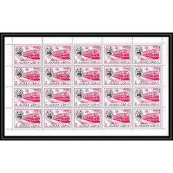 075e - Ajman - MNH ** N°128 + 137 A bus coach feuilles sheets