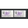 080 - Ajman - MNH ** N°135 A/B Non dentelé imperf + dentelés helicoptere (helicopter) 