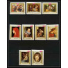 088aa - yemen kingdom - MNH ** Mi N°717/725 B Tableau (Painting)s) Non dentelé imperf rubens murillo