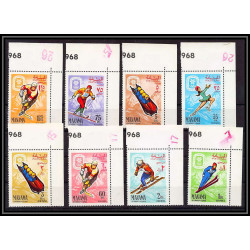089a - Manama - MNH ** Mi N°47/54 A jeux olympiques olympic games grenoble 1968