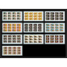 090c Umm al Qiwain MNH ** Mi N°275/284 A peinture (painting) still lifes nature morte van gogh manet feuilles sheets