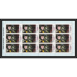 090c Umm al Qiwain MNH ** Mi N°275/284 A peinture (painting) still lifes nature morte van gogh manet feuilles sheets