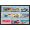 091 - Umm al Qiwain - MNH ** Mi N°296/304 A the history of aviation avion airplane  blériot vulcan coin de feuille