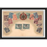 49169 N°53 1909 cote des somalis timbres N°65 ETHIOPIE ETHIOPIA Carte postale embossée gaufrée hankow china