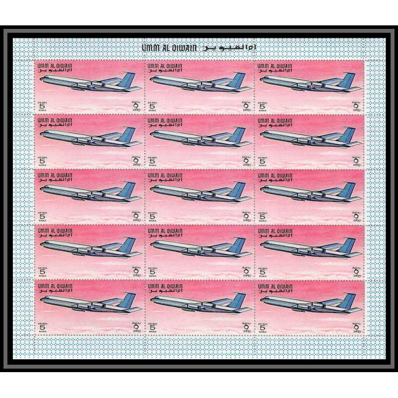 091a - Umm al Qiwain - MNH ** N°304 A the history of aviation avion (plane) feuilles sheets boeing 707