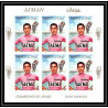 093A - Ajman - MNH ** Mi 354/360 B Cyclisme - velo (Cycling) Non dentelé imperf feuilles sheets