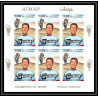 093A - Ajman - MNH ** Mi 354/360 B Cyclisme - velo (Cycling) Non dentelé imperf feuilles sheets