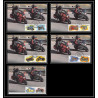 5335/ Carte maximum card France N°3508/3517 motos moto complet édition sans nom fdc 2003 montceau les mines