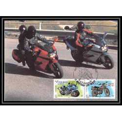 5335/ Carte maximum card France N°3508/3517 motos moto complet édition sans nom fdc 2003 montceau les mines