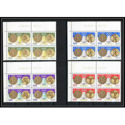 097b - Manama - MNH ** Mi N°121/124 A jeux olympiques (summer olympic games gold medalists) Mexico 68