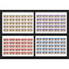 097c - Manama - MNH ** Mi N°121/124 A jeux olympiques (summer olympic games gold medalists) Mexico 68 feuilles sheets