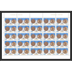 097c - Manama - MNH ** Mi N°121/124 A jeux olympiques (summer olympic games gold medalists) Mexico 68 feuilles sheets