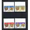 097e - Manama - MNH ** Mi N°121/124 B jeux olympiques olympic games gold medalists Mexico 68 Non dentelé imperf