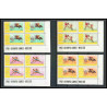 099c - Ajman MNH ** N°189/196 A jeux olympiques (summer olympic games) Mexico 68 jumping bloc 4 Football soccer