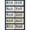 100a - Sharjah - MNH ** N°Mi 825/834 B Non dentelé imperf jeux olympiques (winter olympic games) Sapporo 72