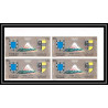 100b Sharjah MNH ** N°825/834 B Non dentelé imperf jeux olympiques (winter olympic games) Sapporo 72 bloc 4