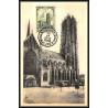 56690 N°269 antituberculeux cathedrale de malines église church 13/4/1929 belgique Carte maximum édition phototypie