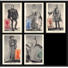 56709a N°818/822 king portrais sénat philippe le bon quint 20/12/1949 belgique Carte maximum card fdc édition inimax