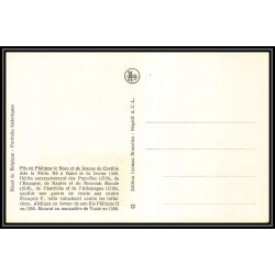 56709a N°818/822 king portrais sénat philippe le bon quint 20/12/1949 belgique Carte maximum card fdc édition inimax