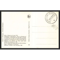 56709a N°818/822 king portrais sénat philippe le bon quint 20/12/1949 belgique Carte maximum card fdc édition inimax