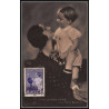 56735 N°450 reine astrid prince baudouin 4/1937 belgique Carte maximum card édition cailliau
