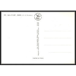 56744 N°1761 église de st loup namur church 1975 belgique Carte maximum card fdc édition maximaphile