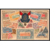 56819 N°9 vue de djibouti 1908 cote francaise des somalis Carte maximum card timbres gaufrée embossée
