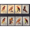 102 - Umm al Qiwain - MNH ** Mi N°225/232 B rapaces oiseaux (bird birds of prey oiseau) Non dentelé imperf