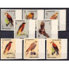 102a - Umm al Qiwain - MNH ** Mi N°225/232 B rapaces oiseaux (bird birds of prey oiseau) Non dentelé imperf