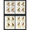 102c Umm al Qiwain MNH ** Mi N°225/232 B rapaces oiseaux bird birds of prey oiseau Non dentelé imperf bloc 4 