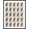 102d - Umm al Qiwain MNH ** N°225/232 B rapaces oiseaux bird birds of prey Non dentelé imperf feuilles sheets