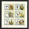 103a Fujeira MNH ** Mi N°1012/1017 B Non dentelé imperf Scout (scouts and birds - jamboree) oiseaux parrots