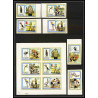 103c Fujeira MNH ** Mi N°1012/1017 B Non dentelé imperf Scout (scouts and birds - jamboree) oiseaux parrots