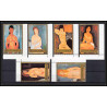 106b - Fujeira - MNH ** Mi N°1222/1227 A Tableau (tableaux nudes paintings) modigliani