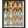 106c - Fujeira - MNH ** Mi N°1222/1227 A Tableau (tableaux nudes paintings) modigliani bloc 4