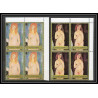 106c - Fujeira - MNH ** Mi N°1222/1227 A Tableau (tableaux nudes paintings) modigliani bloc 4